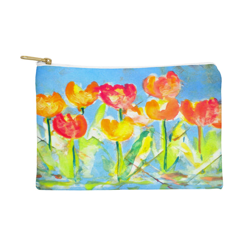 Laura Trevey Spring Tulips Pouch
