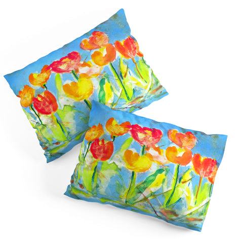 Laura Trevey Spring Tulips Pillow Shams