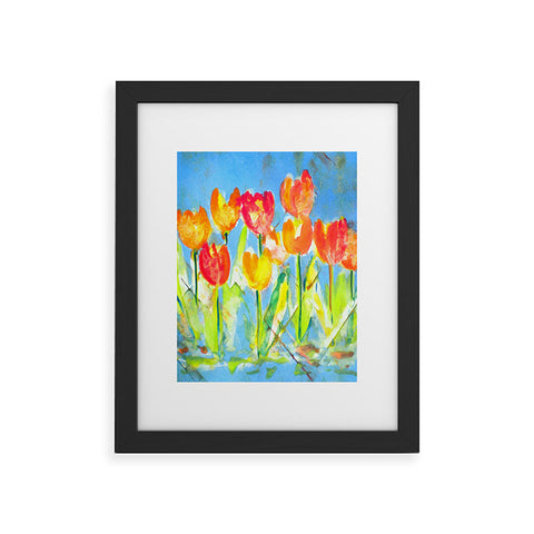 Laura Trevey Spring Tulips Framed Art Print