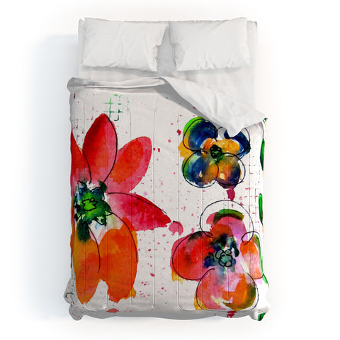 Laura Trevey Summer In Watercolor Comforter