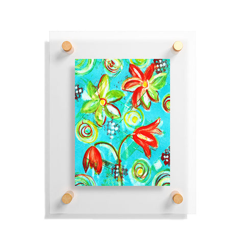 Laura Trevey Tangerine Tango Floating Acrylic Print