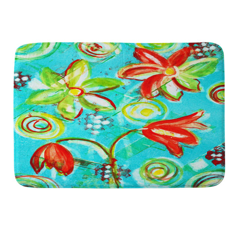 Laura Trevey Tangerine Tango Memory Foam Bath Mat