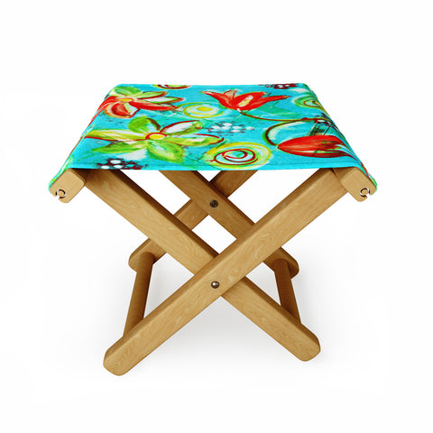 Laura Trevey Tangerine Tango Folding Stool