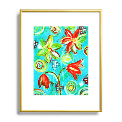 Laura Trevey Tangerine Tango Metal Framed Art Print