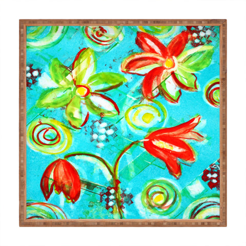 Laura Trevey Tangerine Tango Square Tray