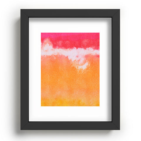 Laura Trevey Tangerine Tie Dye Recessed Framing Rectangle