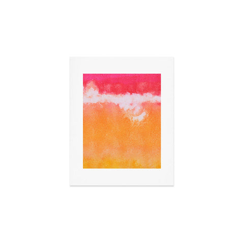 Laura Trevey Tangerine Tie Dye Art Print