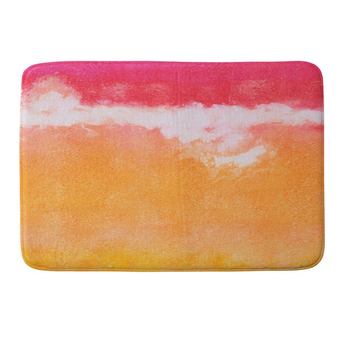 Laura Trevey Tangerine Tie Dye Memory Foam Bath Mat