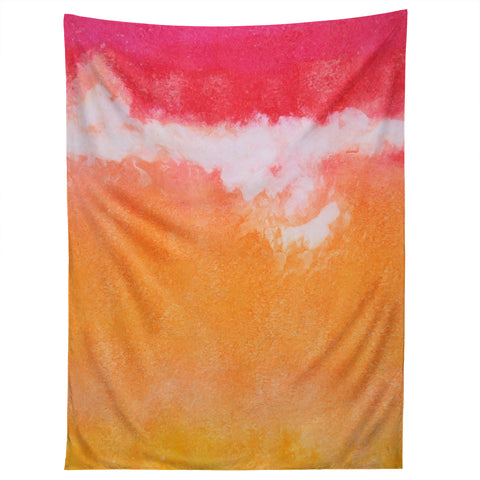 Laura Trevey Tangerine Tie Dye Tapestry