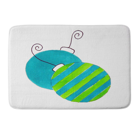 Laura Trevey Tis The Season Memory Foam Bath Mat