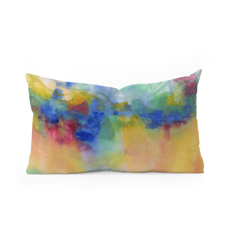 Laura Trevey Top Of The Cliff Oblong Throw Pillow