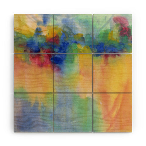 Laura Trevey Top Of The Cliff Wood Wall Mural