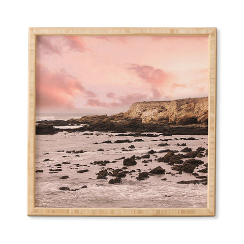 LBTOMA Beach Cliffs Framed Wall Art