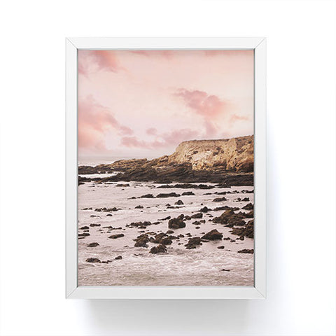 LBTOMA Beach Cliffs Framed Mini Art Print