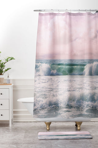 LBTOMA Candyroll Shower Curtain And Mat