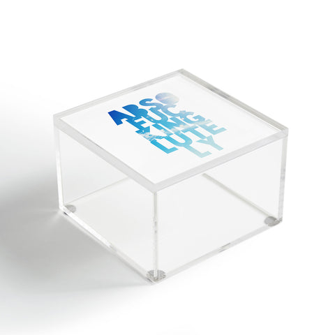 Leah Flores Absolutely 1 Acrylic Box