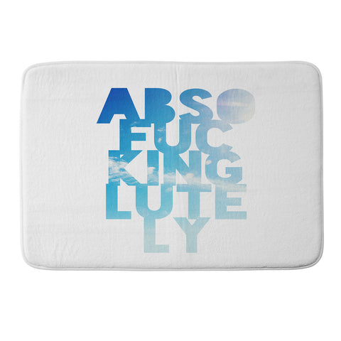 Leah Flores Absolutely 1 Memory Foam Bath Mat