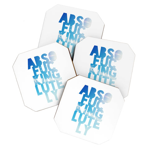 Leah Flores Absolutely 1 Coaster Set