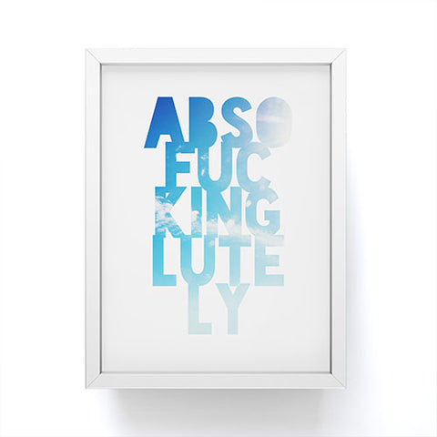 Leah Flores Absolutely 1 Framed Mini Art Print