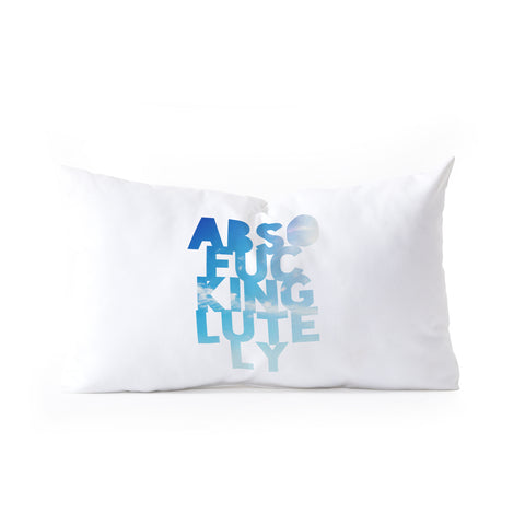 Leah Flores Absolutely 1 Oblong Throw Pillow