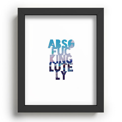 Leah Flores Absolutely 2 Recessed Framing Rectangle