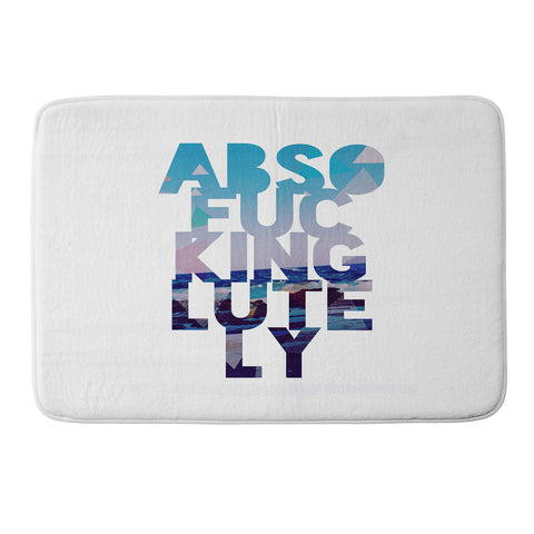 Leah Flores Absolutely 2 Memory Foam Bath Mat