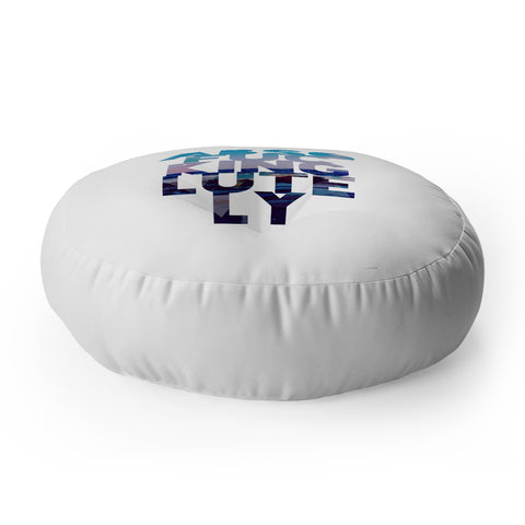 Leah Flores Absolutely 2 Floor Pillow Round