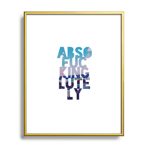 Leah Flores Absolutely 2 Metal Framed Art Print