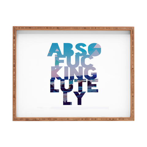 Leah Flores Absolutely 2 Rectangular Tray