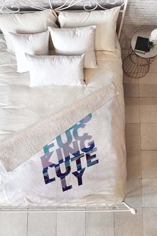 Leah Flores Absolutely 2 Fleece Throw Blanket