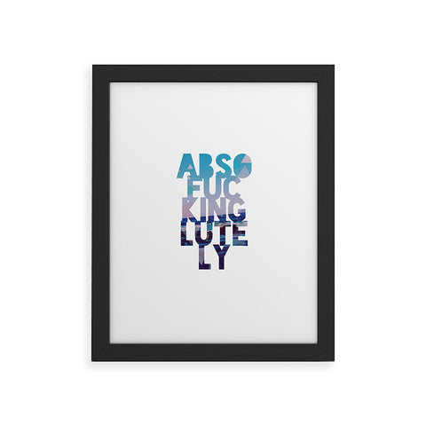 Leah Flores Absolutely 2 Framed Art Print