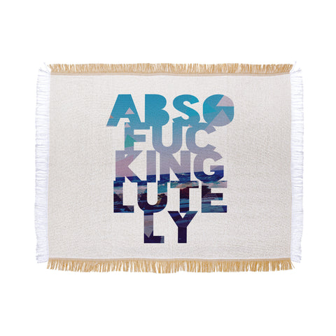 Leah Flores Absolutely 2 Throw Blanket