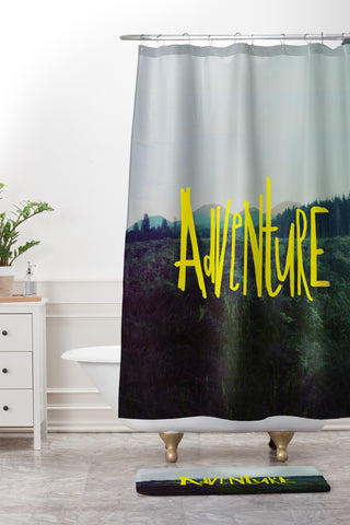 Leah Flores Adventure 1 Shower Curtain And Mat