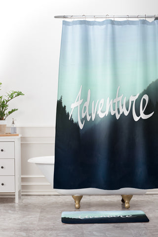 Leah Flores Adventure 2 Shower Curtain And Mat
