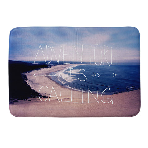 Leah Flores Adventure Is Calling Memory Foam Bath Mat