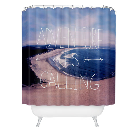 Leah Flores Adventure Is Calling Shower Curtain