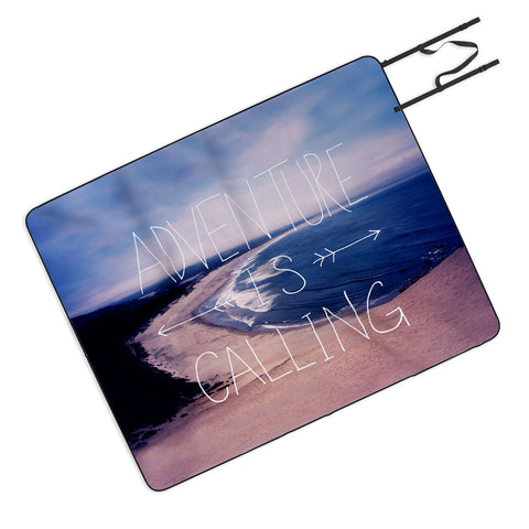 Leah Flores Adventure Is Calling Picnic Blanket