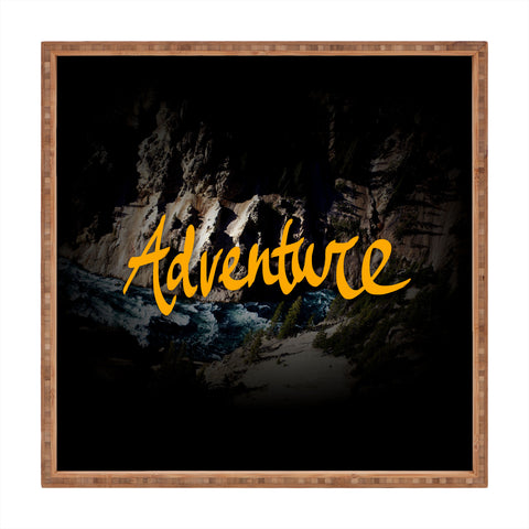 Leah Flores Adventure River Square Tray