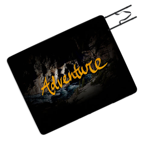 Leah Flores Adventure River Picnic Blanket