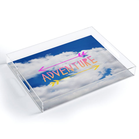 Leah Flores Adventure Sky Acrylic Tray