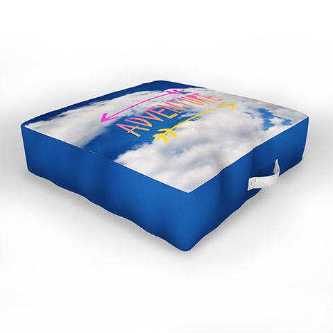 Leah Flores Adventure Sky Outdoor Floor Cushion