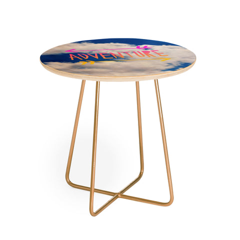 Leah Flores Adventure Sky Round Side Table