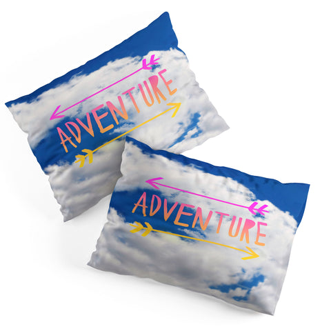Leah Flores Adventure Sky Pillow Shams