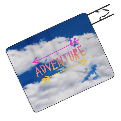 Leah Flores Adventure Sky Picnic Blanket
