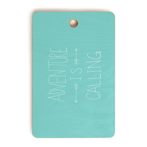Leah Flores Adventure Typography Cutting Board Rectangle