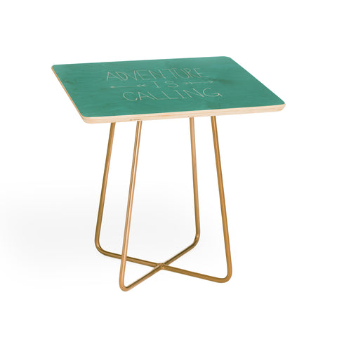 Leah Flores Adventure Typography Side Table