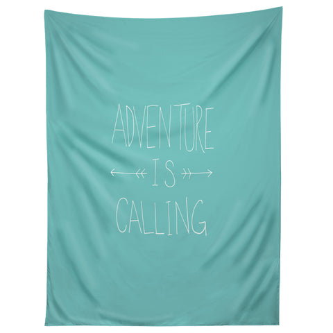 Leah Flores Adventure Typography Tapestry