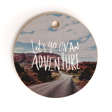 Leah Flores Adventure Utah Cutting Board Round
