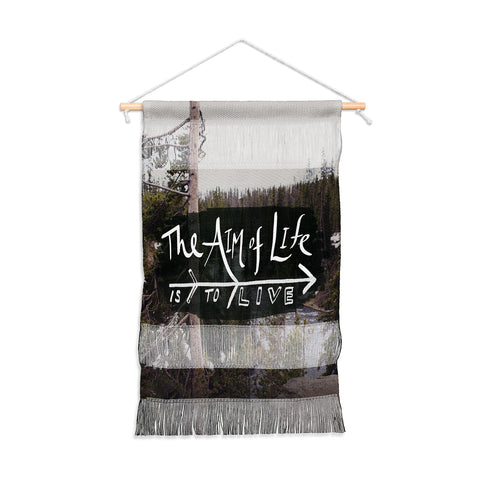 Leah Flores Aim Of Life X Wyoming Wall Hanging Portrait