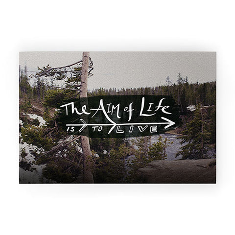 Leah Flores Aim Of Life X Wyoming Welcome Mat